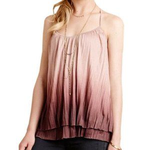 Anthropologie | Sunset Ombre Strappy Layered Top